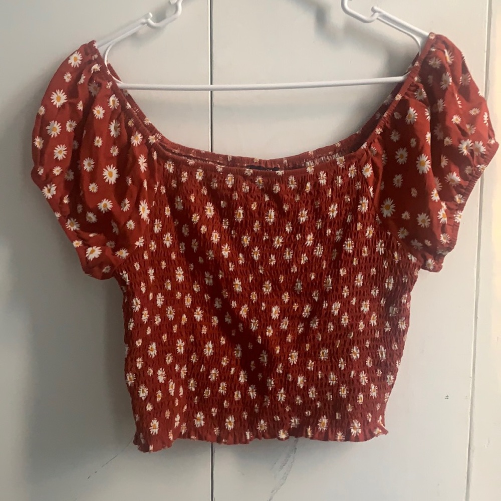 Rue 21 Floral Off the Shoulder Top